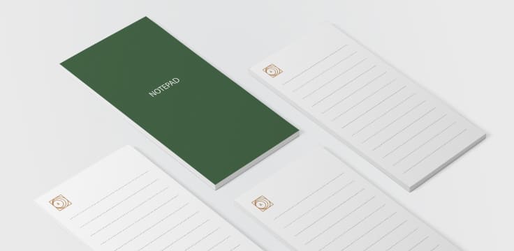 Custom notepad printing