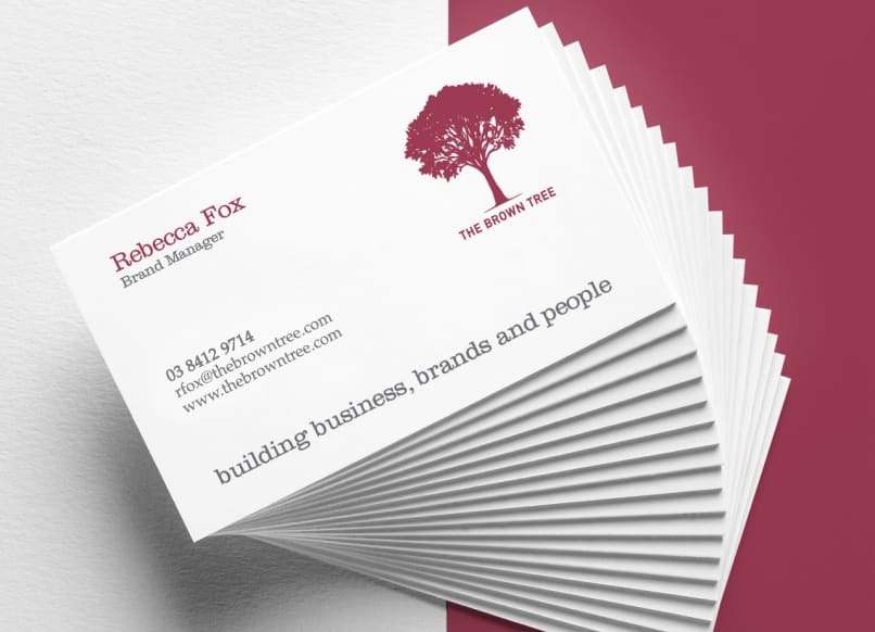 Recycled business cards