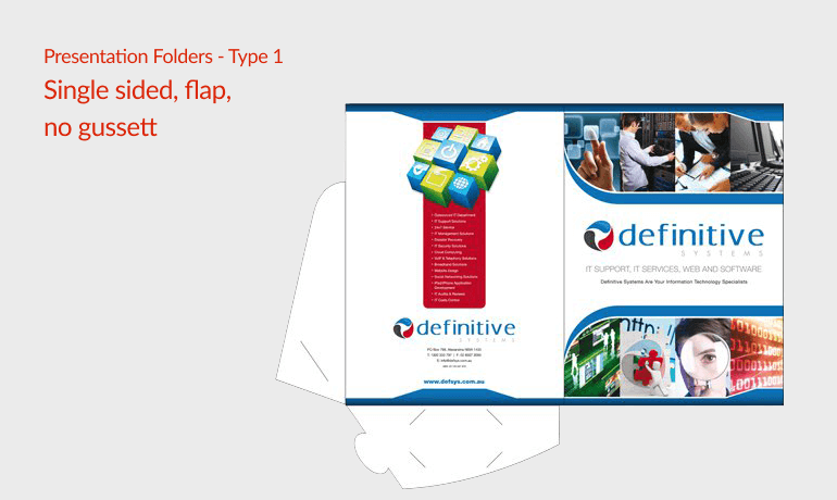 Type 1 A4 Presentation Folder