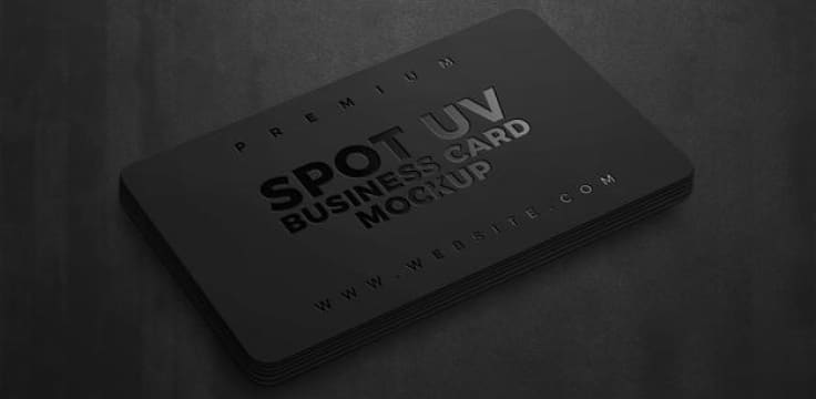 Spot UV Business Cards