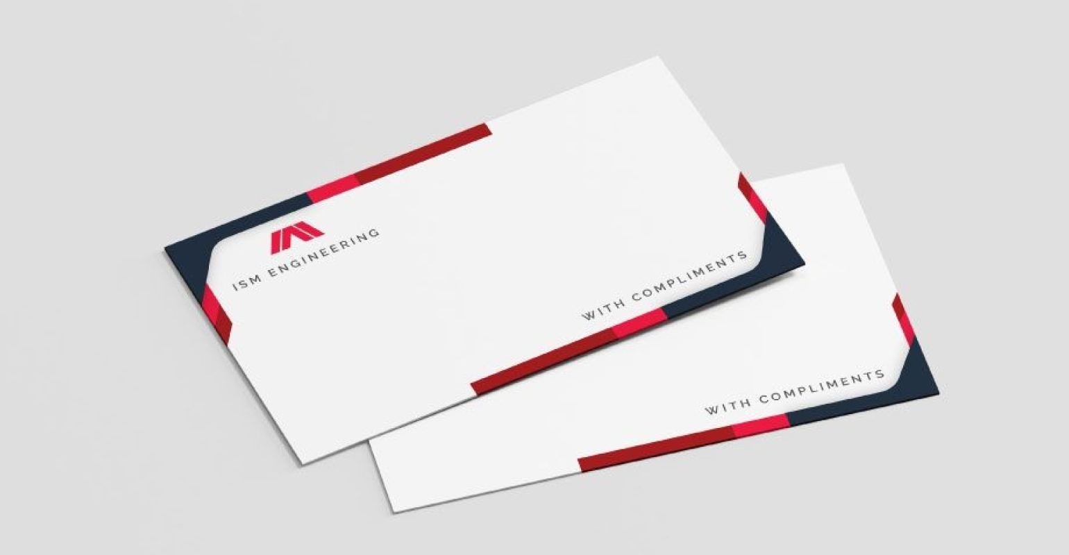 With Compliments slips example image