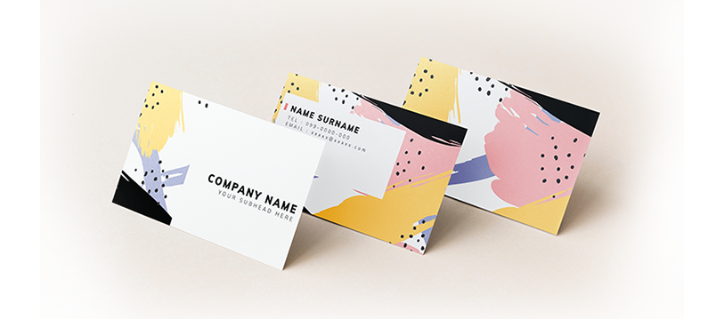 business cards banner