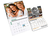 A3 wall calendars stapled