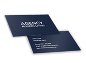 Matte business cards