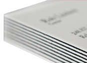 Duplex uncoated business cards