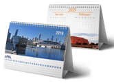 A5 desktop calendars