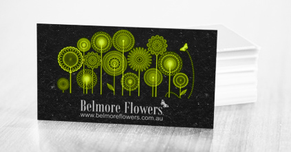 Recycled business cards