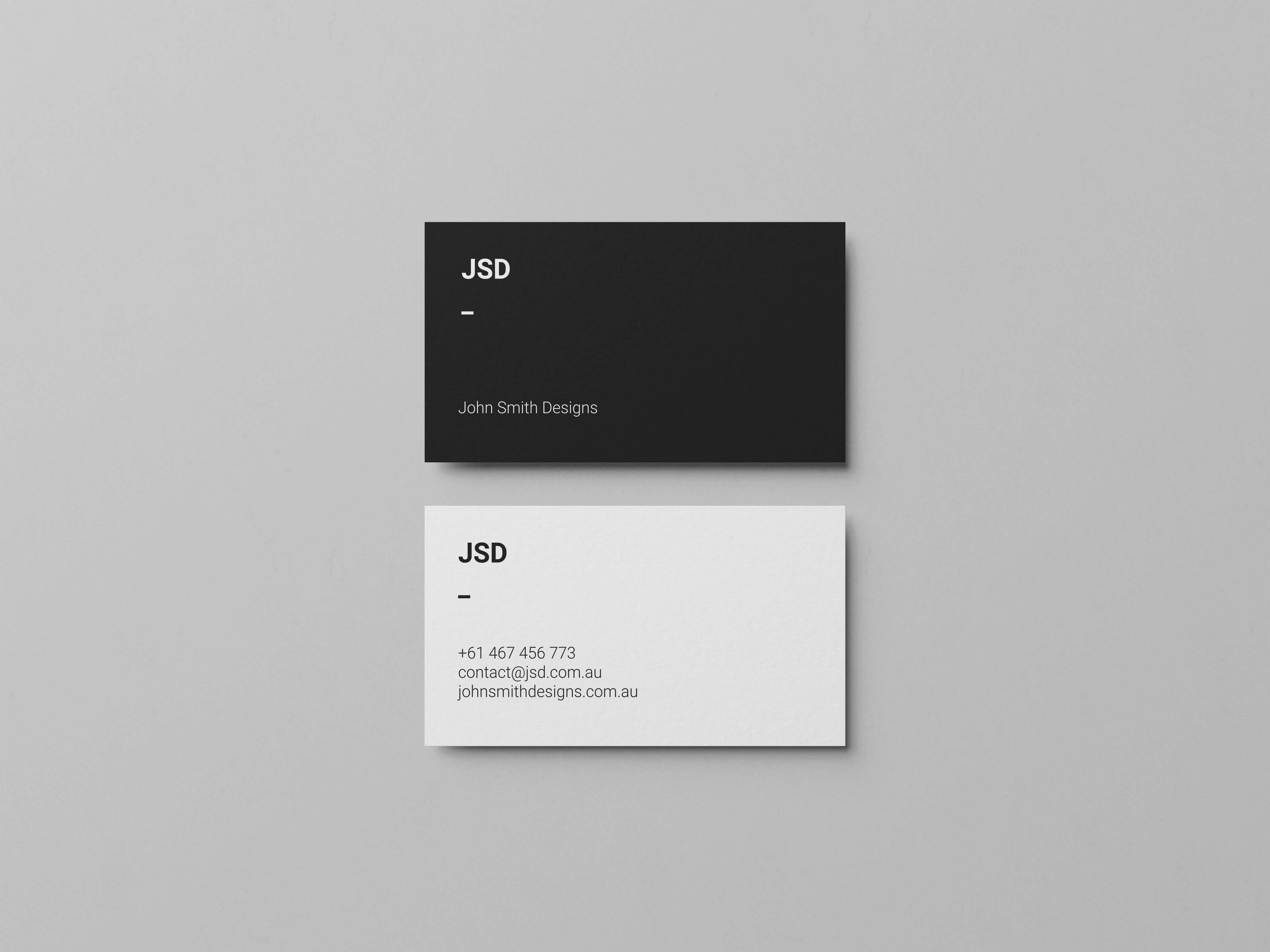 simple business cards