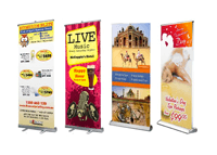 Pull up banner printing